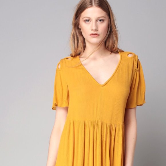 ba&sh Richie cut out flowy summer dress - Picture 2 of 9